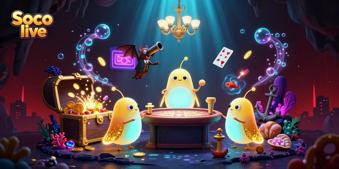 Soco live illuminates the vibrant gambling scene with a glowworm team and exciting casino elements.