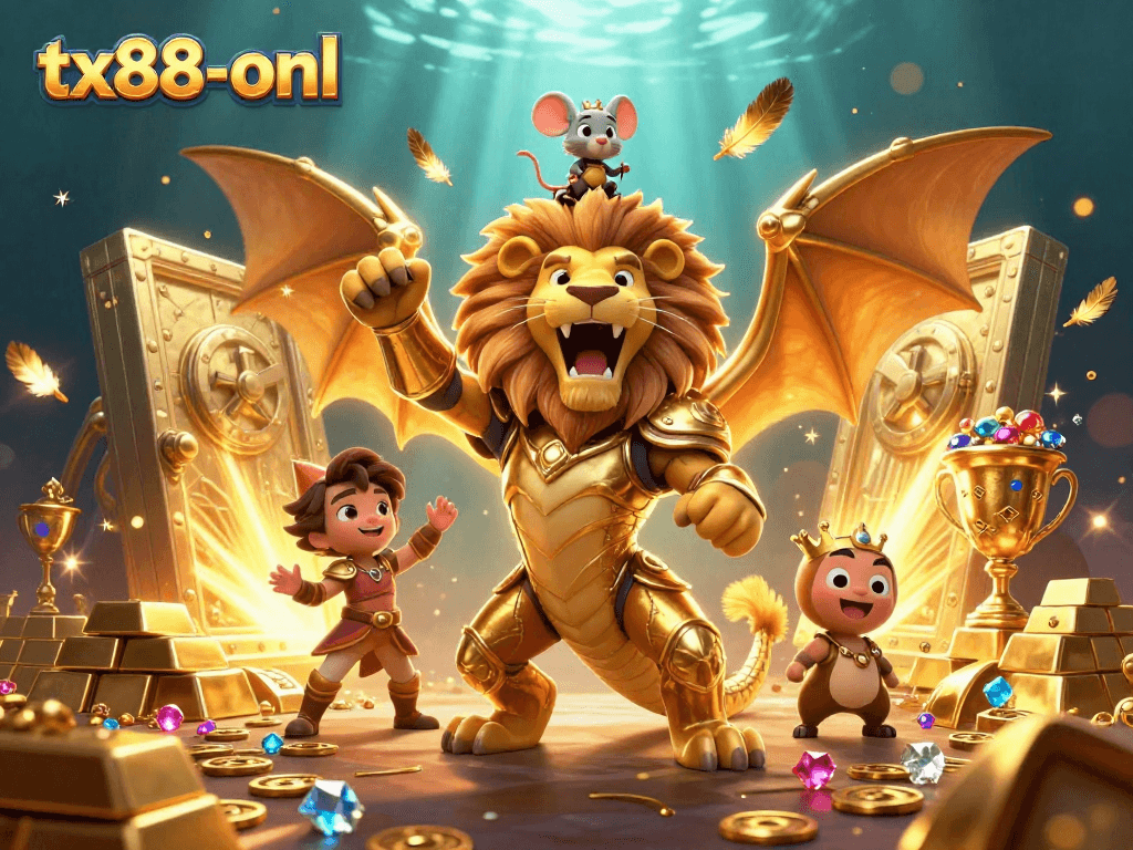 Engage with winning strategies at tx88-onl featuring a vibrant 3D casino illustration.
