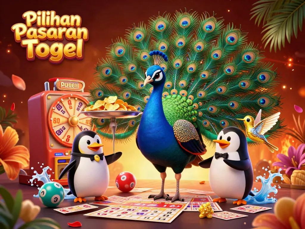 Menyusun pilihan pasaran togel dengan gambar ilustrasi unik Pilihan Pasaran Togel yang berwarna.
