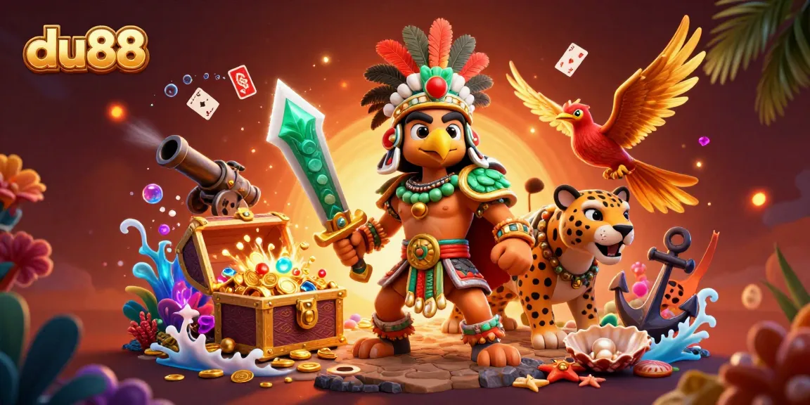 Win big at du88 with thrilling underwater treasure adventures featuring Aztec warriors and colorful gems.